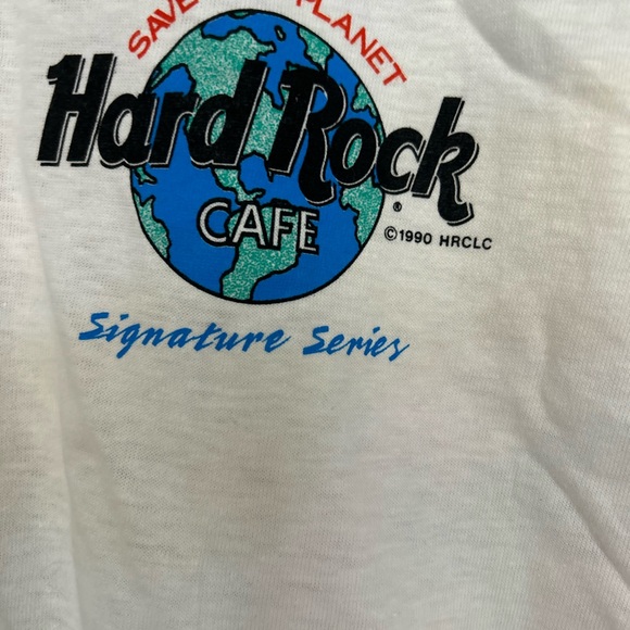 1990 vintage Hard Rock Cafe T-shirt featuring Peter Max signature series - Picture 2 of 4